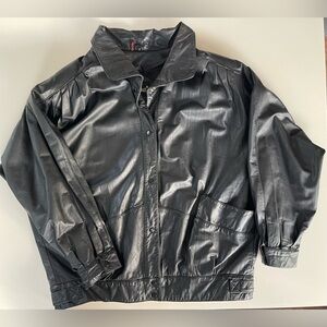 Avanti vintage genuine leather mens jacket size Large